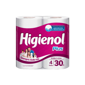 HIGIENOL DOBLE HOJA X4