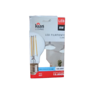 LED FILAMENTO 8W E27 A60 CLARA
