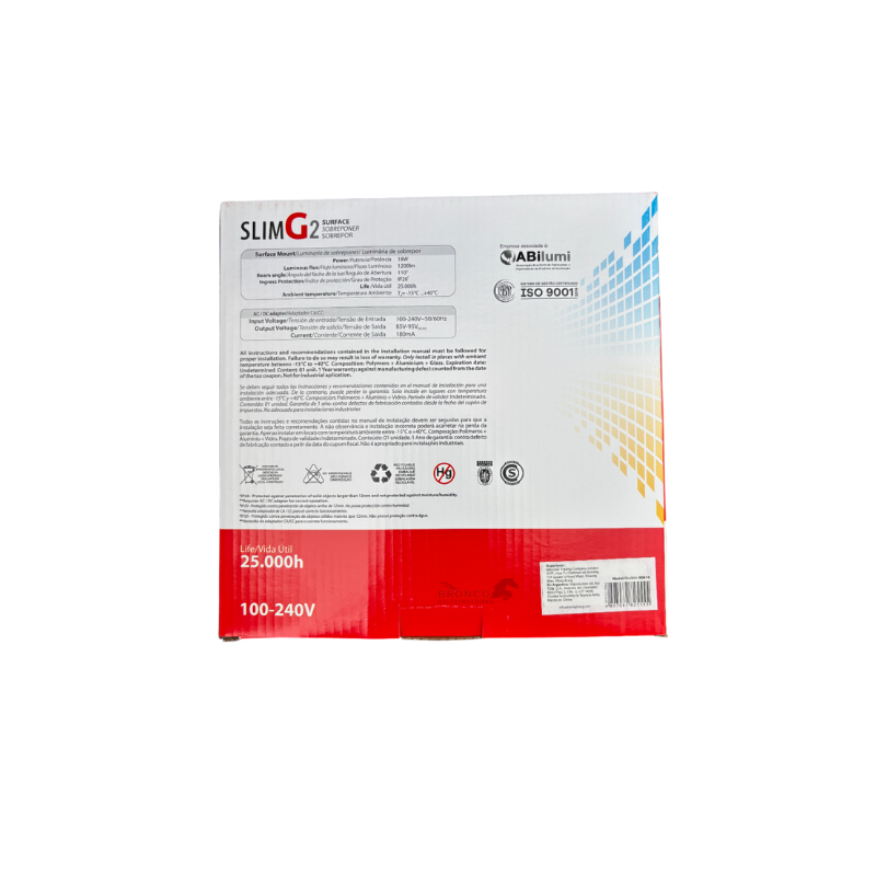 LED RED SLIM SOBREP 18W BLANCA - Imagen 2