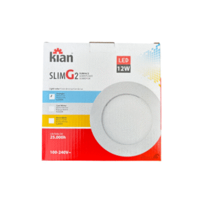 LED RED SLIM SOBREP 12W BLANCA
