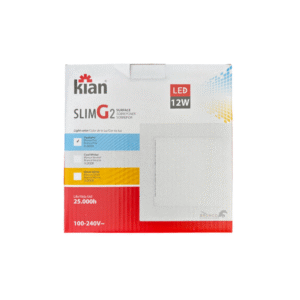 LED CUAD SLIM SOBREP 12W BLANCA