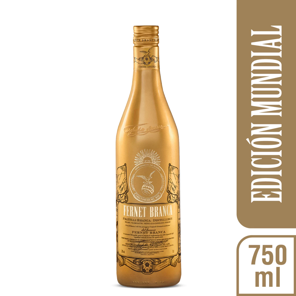 FERNET BRANCA ED MUNDIAL 750 ML