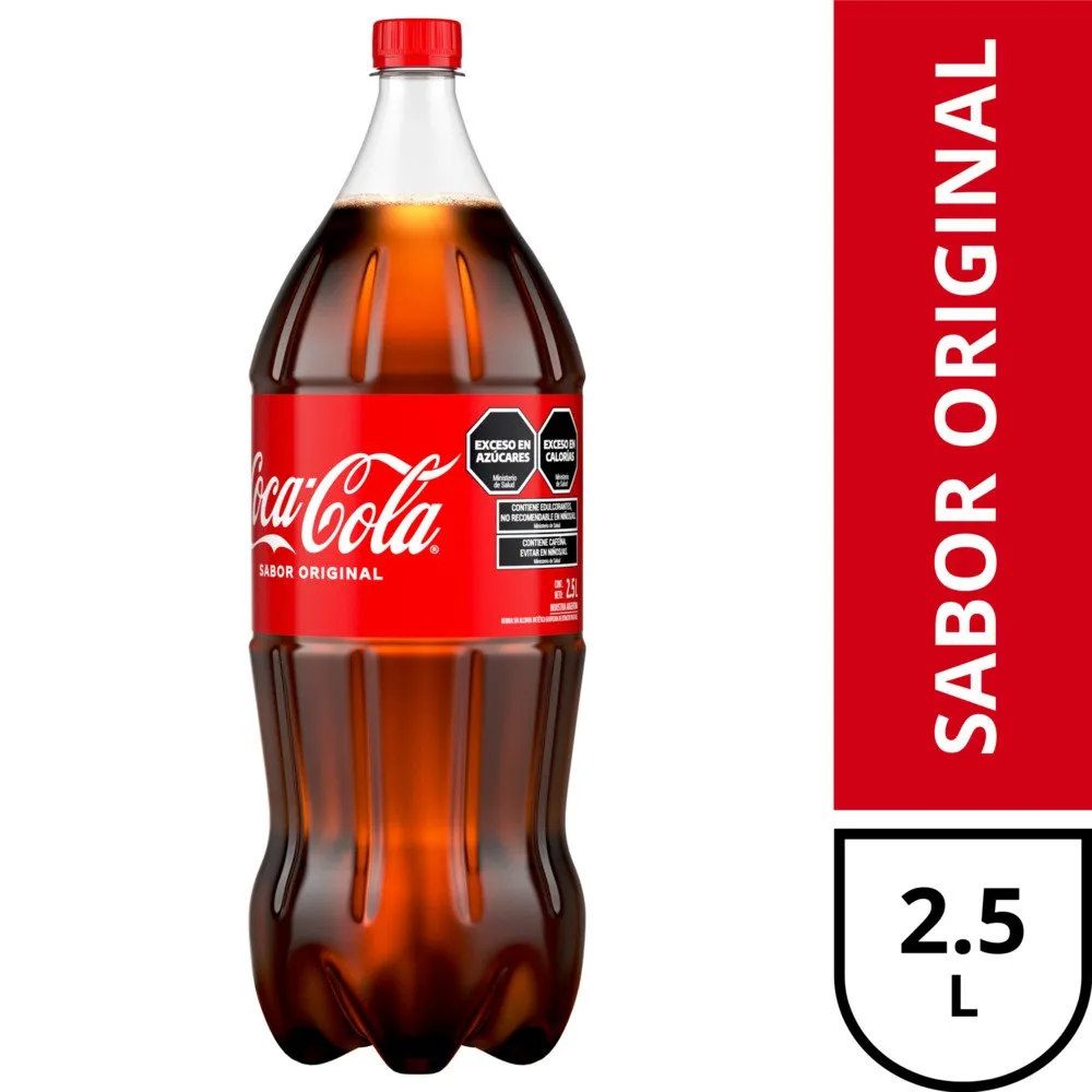 coca-cola-2.5-Litros.webp GASEOSA COCA COLA X2.5LT PACK 6U
